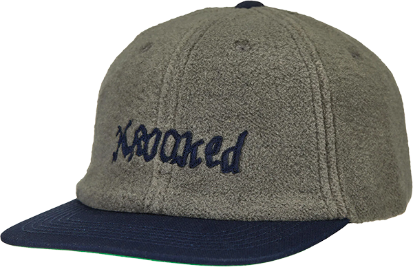Krooked Double Ok Script Strapback Adj-Grey/Navy