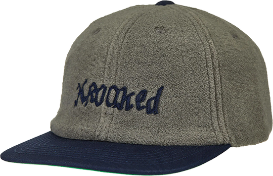 Krooked Double Ok Script Strapback Adj-Grey/Navy