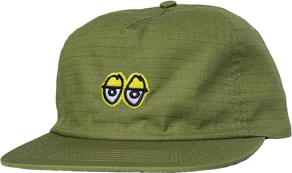 Krooked Eyes Snapback Adj-Olive/Yellow