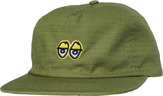 Krooked Eyes Snapback Adj-Olive/Yellow