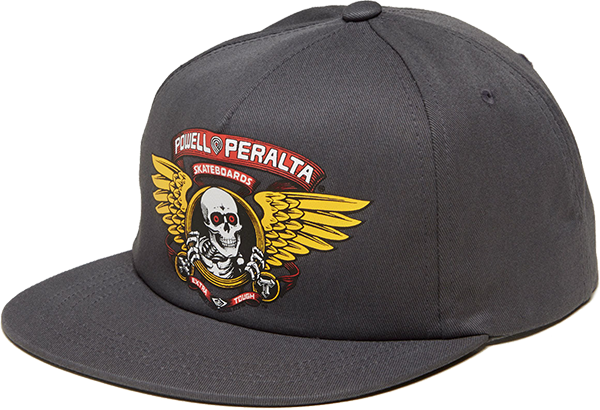 Powell Winged Ripper Hat Adj-Charcol