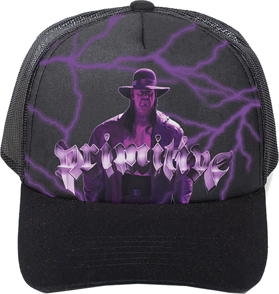 Primitive Deadman Forever Trucker Hat Adj-Black