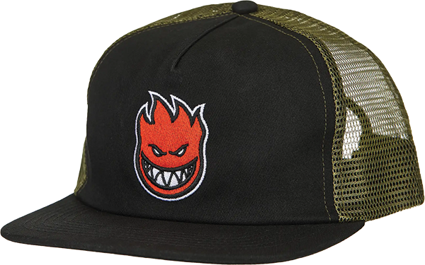 Spitfire Bighead Fill Snapback Adj-Black/Olive