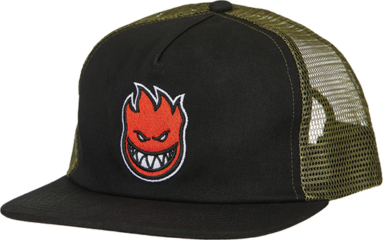 Spitfire Bighead Fill Snapback Adj-Black/Olive