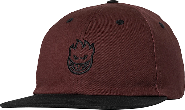 Spitfire Lil Bighead Hat Adj-Burgundy/Black