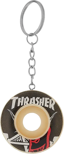 Spitfire Wheel Key Chain - Thrasher Assorted