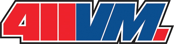 411 Logo Lapel Pin Red/Blue