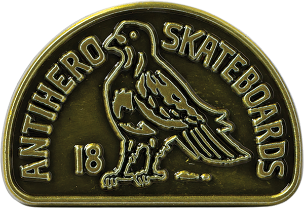 Anti-Hero Clubhouse Lapel Pin Antique Bronze