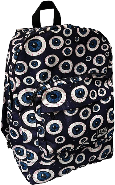 Heroin Eyes Backpack Black