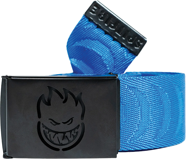 Spitfire Bighead Cut Out Crescent Web Belt Adj-Blue/Black