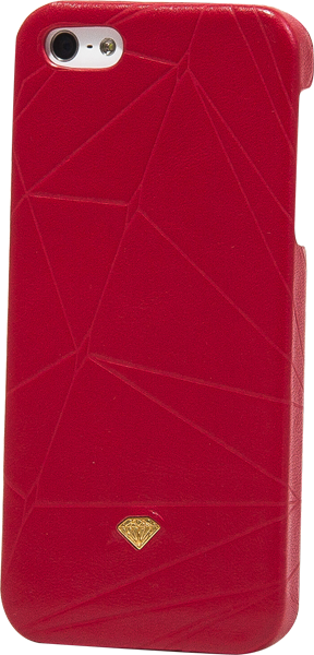 Diamond IPHONE5 Slider Case-Leather Red Sale