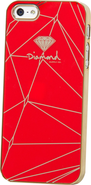 Diamond IPHONE5 Snap-On Case-Lines Red Sale