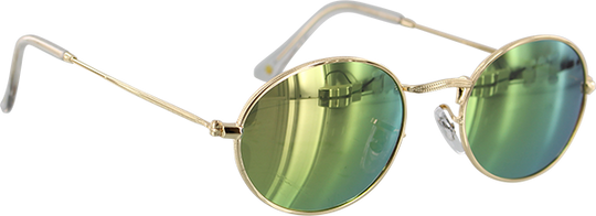 Glassy Campbell Gold/Pink Mirror