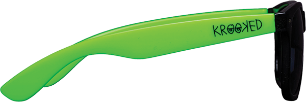Krooked Eyes Sunglasses Green/Black