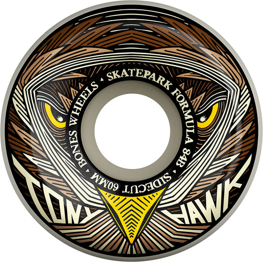BonesSPF Hawk Night Hawk V5 Sidecuts 60mm 84B (Set of 4)