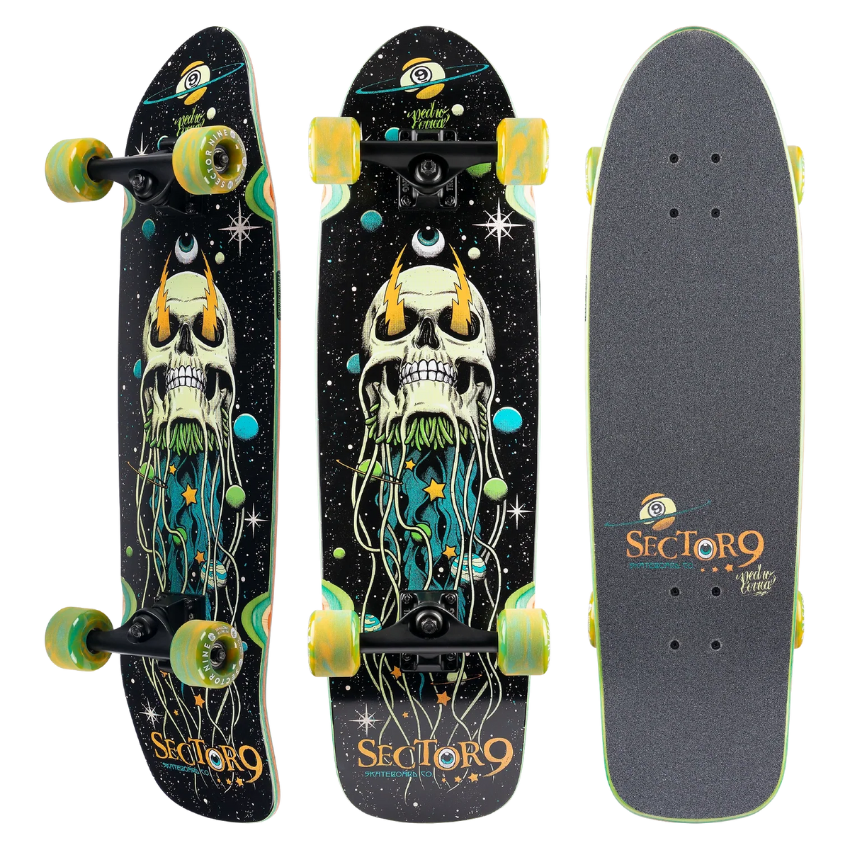 Sector Nine Chop Hop Charge 30.5" X 8.625" Cruiser Complete Skateboard