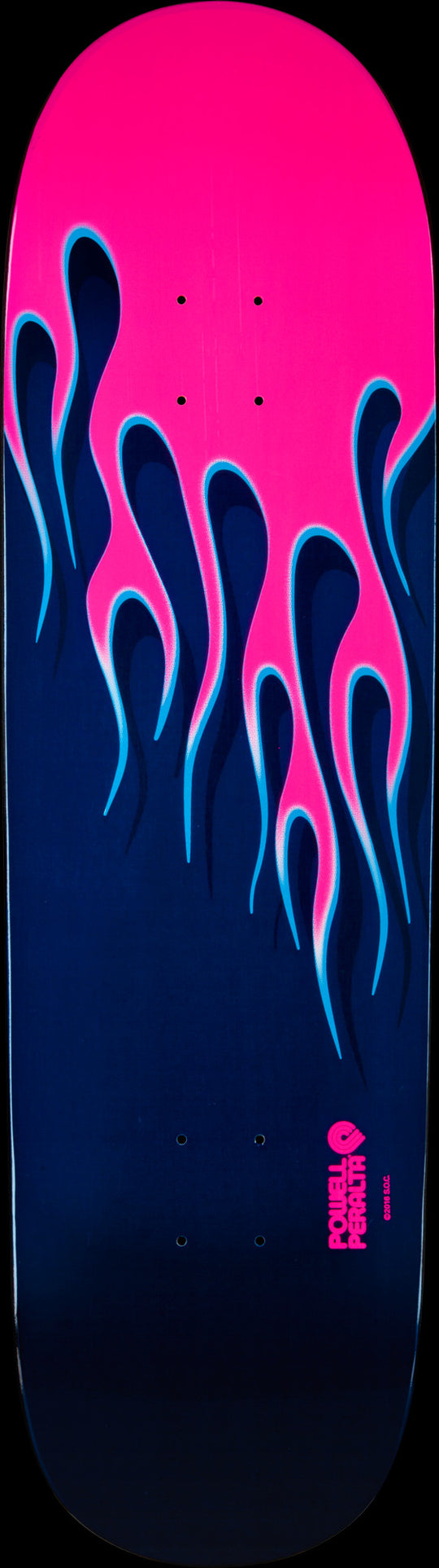 Powell Peralta Hot Rod Pink Skateboard Deck - 9.375 x 33.875