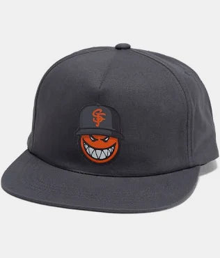 THRASHER X SPITFIRE SF SNAPBACK CHARCOAL HAT