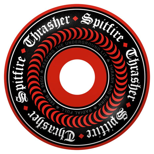 SpitfireFormula Four Thrasher Oath Radial Full Red 58mm 99D