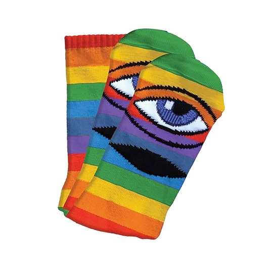 Toy Machine Rainbow Socks