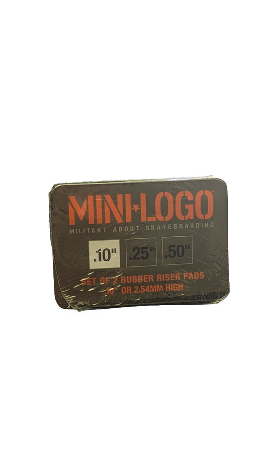 Mini Logo Shock Pads 1/10" Black
