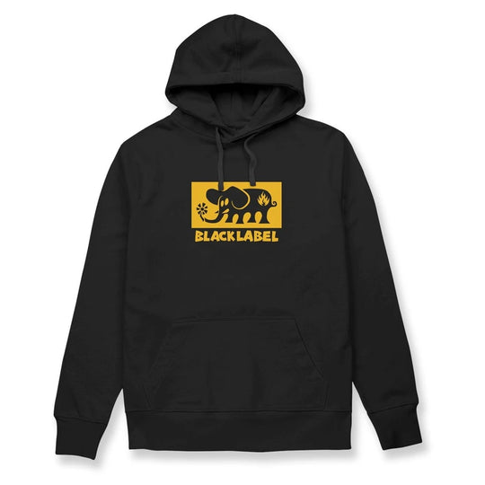 Black Label Elephant Block Black Hd/swt L - Skateboard Sweatshirt Black Label Elephant Block Black Hd/swt L - Skateboard Sweatshirt