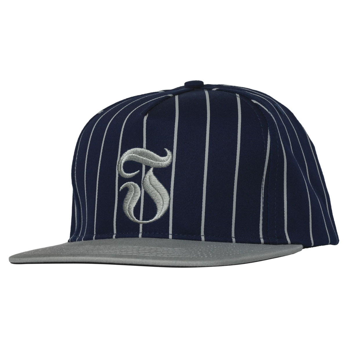 Thunder Insignia Snapback Hat Navy/Grey