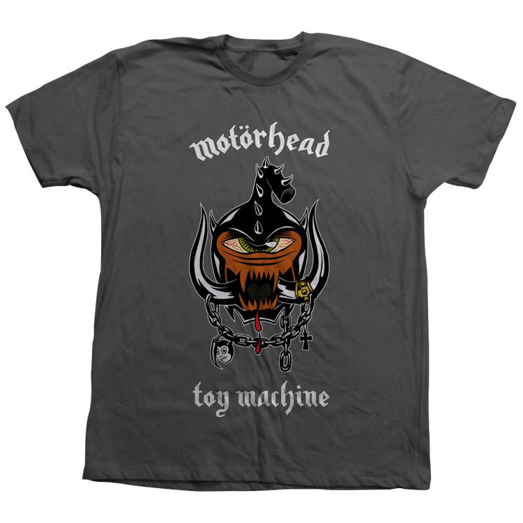 Toy Machine X Motorhead Charcoal Tee