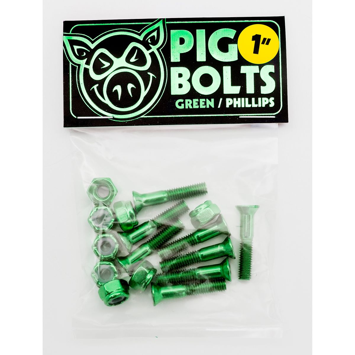 Pig Green Hardware Phillips 1"