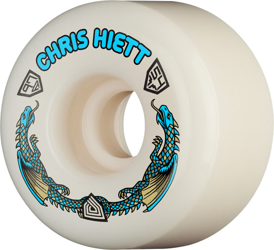 Powell Dragon Formula Blue Chris Hiett V7 54MM X 34MM 97A (Set of 4)