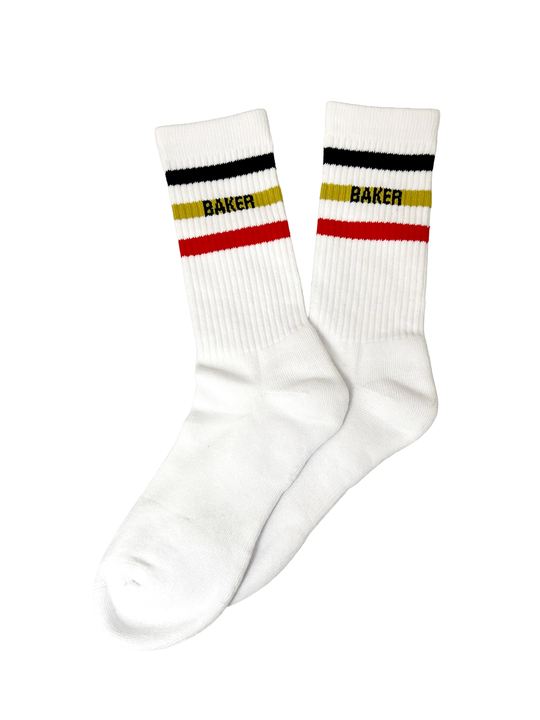Baker Sunset Socks White