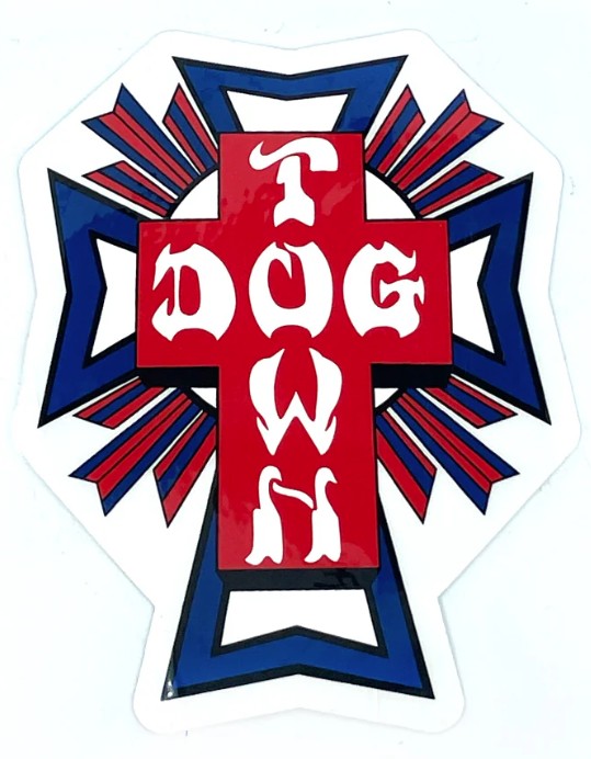 Dogtown Cross Logo USA 2" Sticker