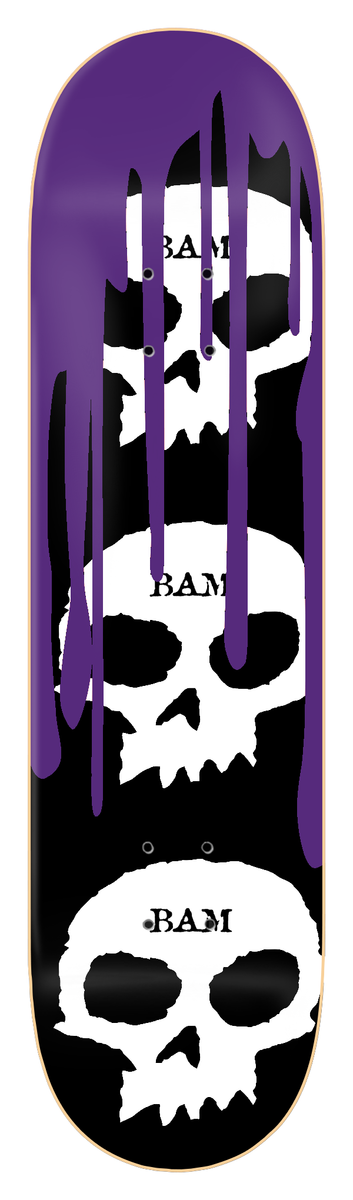Zero Bam 3 Skull Blood Deck 8.50