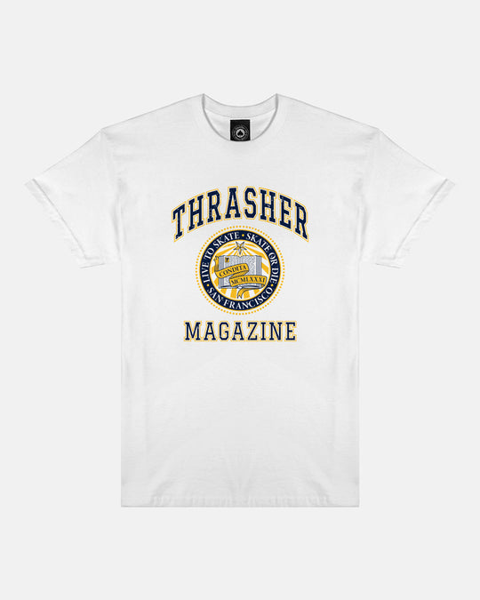 Thrasher Dropout White Tee