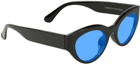 Glassy Moore Black/Ice Lens Polarized Sunglasses