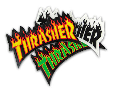 Thrasher Flame Lg Sticker