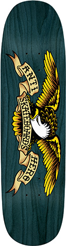 Anti-Hero Team Blue Meanie Eagle Shaped Deck 8.75
