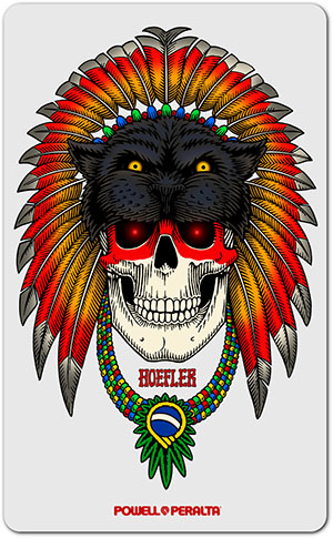 Powell Kelvin Hoefler Skull Sticker