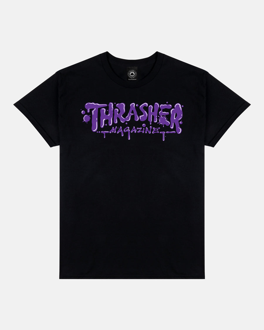 Thrasher Wet Paint Black Tee