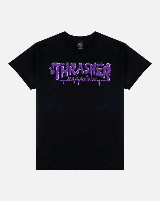 Thrasher Wet Paint Black Tee