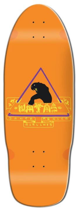 Sma Natas Orange Dip Reissue Shaped Deck 10.00 X 29.00