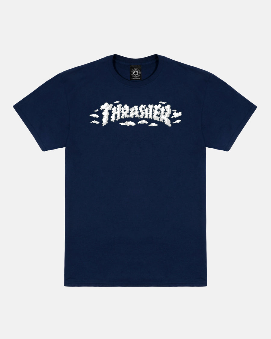 Thrasher Spanky Clouds Navy Tee
