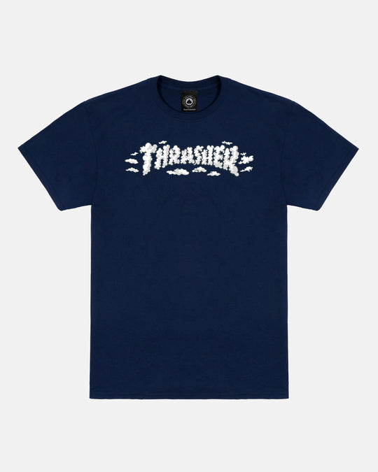 Thrasher Spanky Clouds Navy Tee