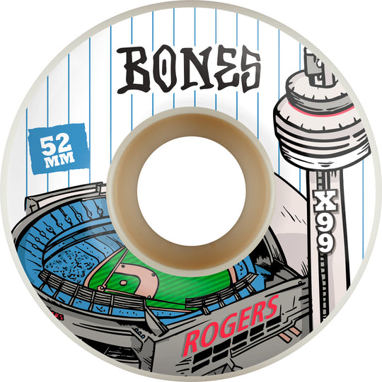 Bones X-Formula Tj Rogers Centre V1 Standards 52MM 99A (Set of 4)