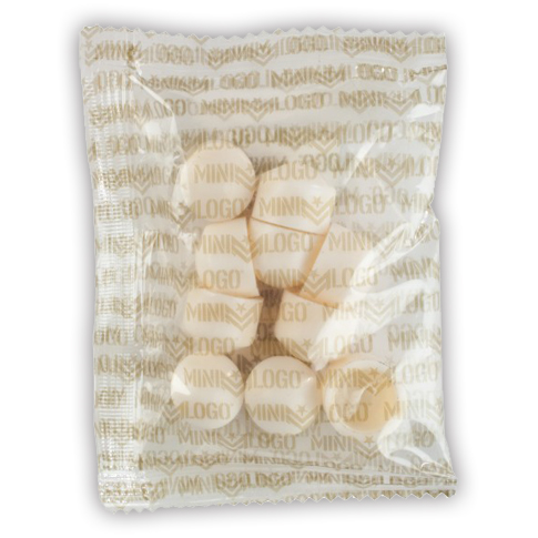 Mini-Logo Pivot Cups White 10 Pack