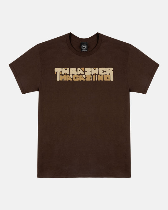 Thrasher Blocks Dark Chocolate Tee