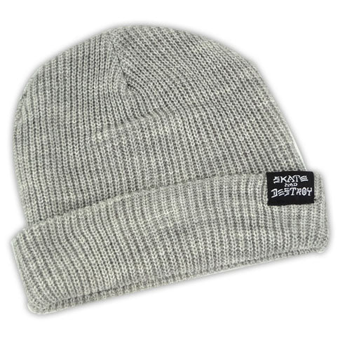 Thrasher SK8 Goat/Skate & Destroy Beanie Heather Grey
