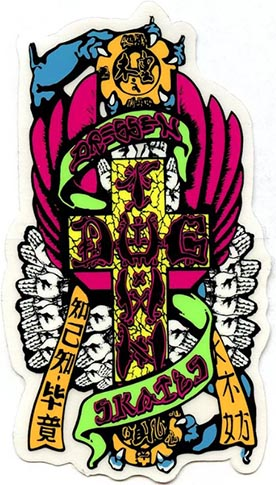 Dogtown Eric Dressen Hands 2" Sticker