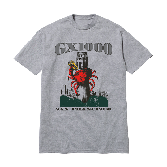 GX1000 Crab Heather Grey Tee