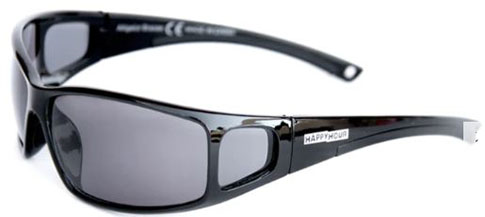 Happy Hour Gators Black/Black Lens Sunglasses